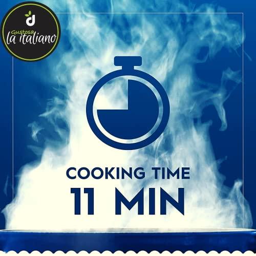 Gustosa La Italiano Gustosa La Italiano Macroni Pasta 1kg + Penne Pasta 1Kg + Fusilli Pasta 1Kg | 100% Durum Wheat Semolina Pasta 3 Kg (3x 1000g) | Non Sticky | Untoched by Hands | Value Pack