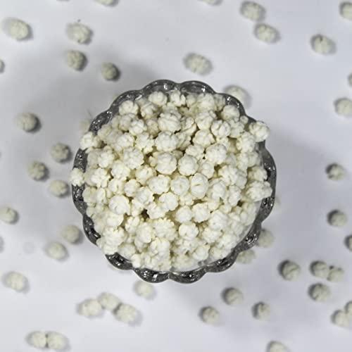 Swiss Naturals Swiss Naturals White Sugar Balls For Prasad | Sweet Makhana For Pooja | Sakariya Prashad, 900g