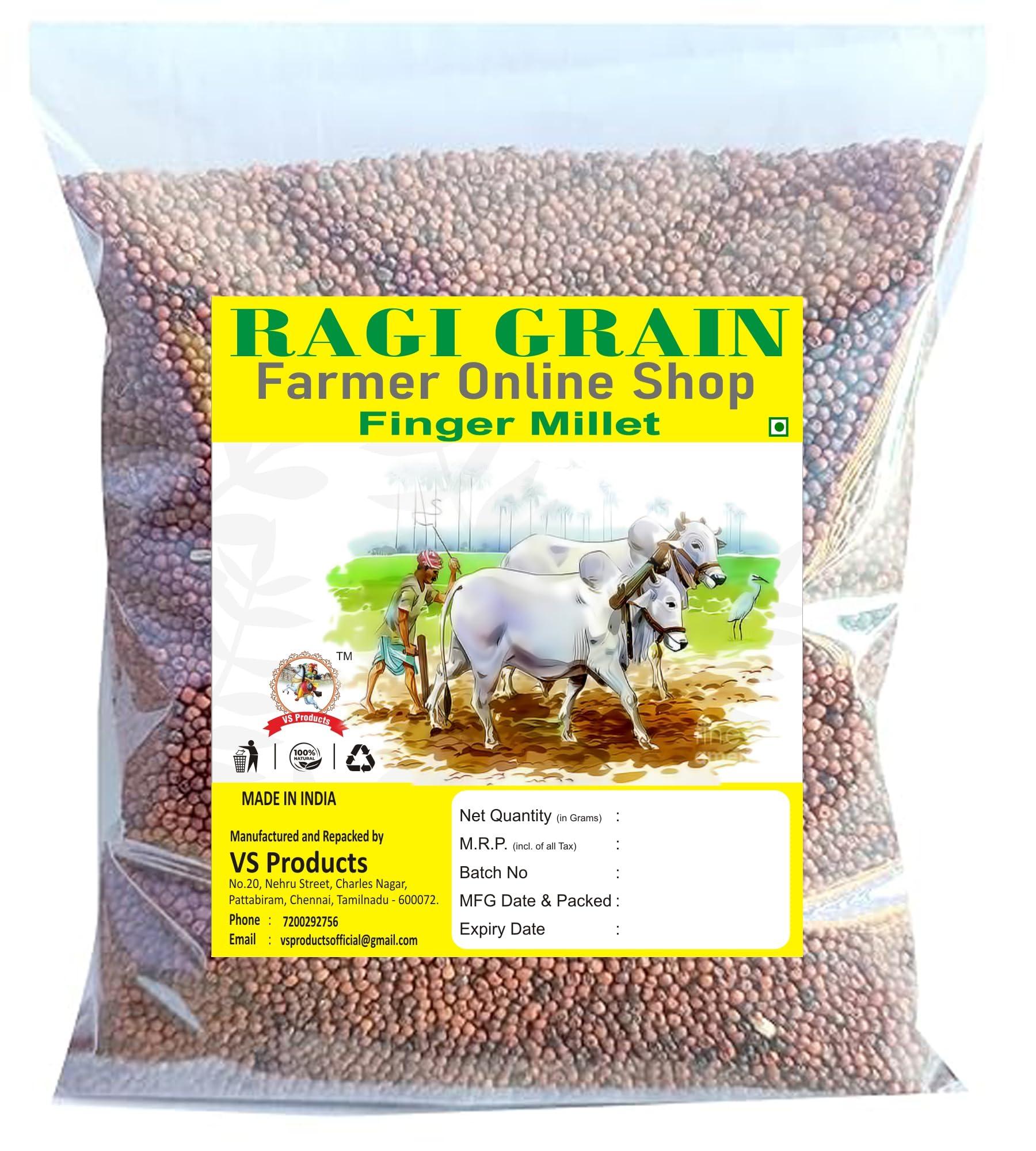 VS Products VS Products Ragi Grain(Finger Millet), 6Kg