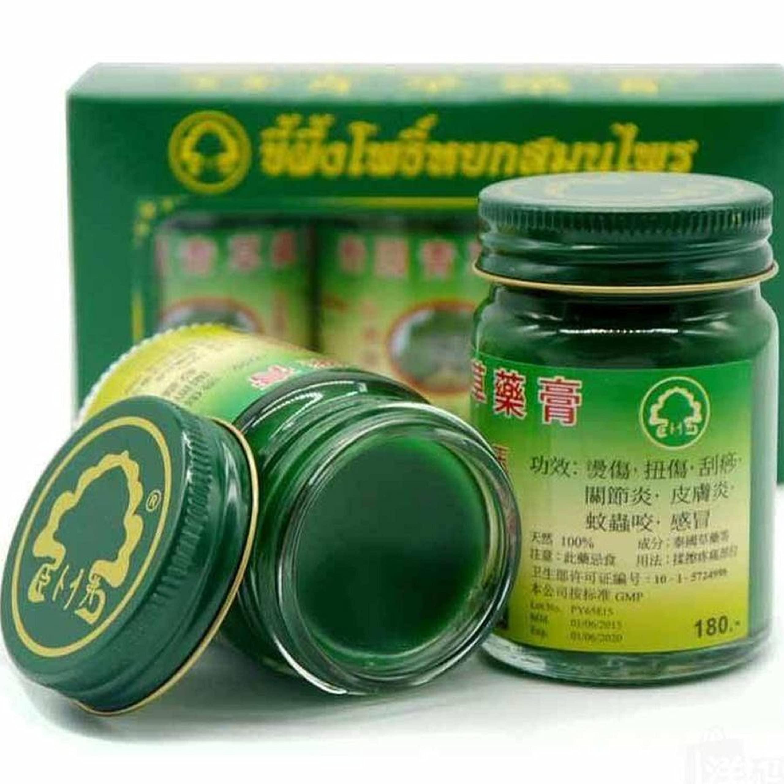 HANI PO HANI PO PHOYOK - THAI GREEN HERBAL WAX BALM - Thailand PRODUCT (15g Pack of 1)Pain relief balm | Oil for elder women | Men Pain relief balm for adult | Pain relief oil for women | Mens | Pain relief balm for girls | boys - Imported Products