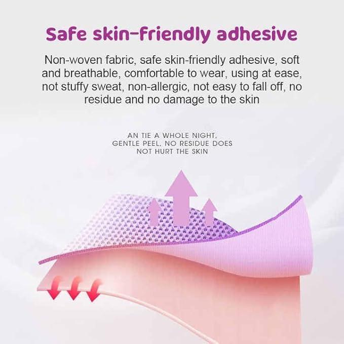 JAMBUVANTI JAMBUVANTI 30 Pcs Mouth Tape for Kids Sleeping and Reduced Snoring Tapes Anti Snoring and Less Mouth Breathing Gentle Mouth Tape for Kids multicolor