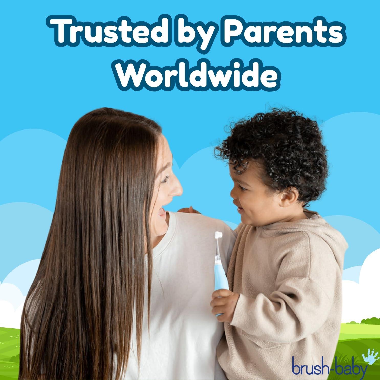 Brush-Baby Brush Baby BabySonic Replacement Heads - Pack of 2 (Ages 0-18 Months)