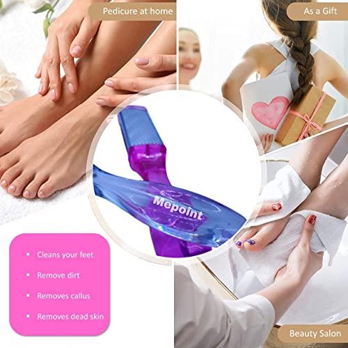 MEPOINT Double Sided Foot Scrubber for Dead Skin,Pedicure Tools for Feet,Foot File for Women, Foot Cleaner Brush, Foot Scraper Callus Remover Heel Scrubber for Cracked Heels