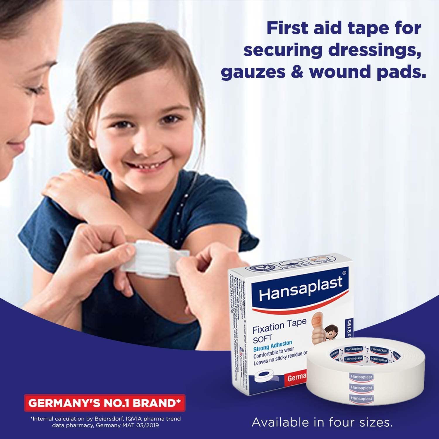 Hansaplast Hansaplast Combo of Hansaplast Lion Plaster + Hansaplast 7.50 cm x9.14m Fixation Tape