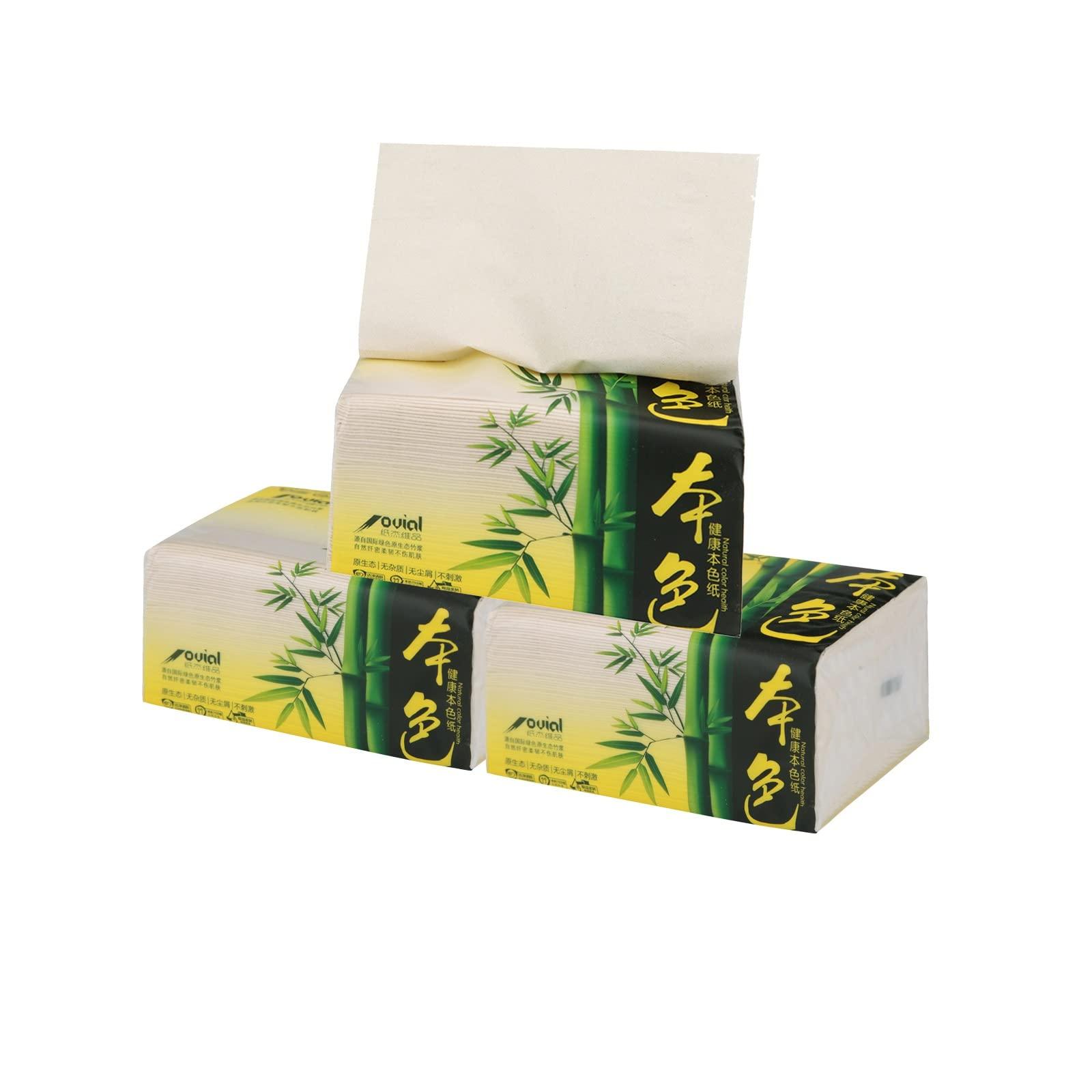 DC DECORIO- A UNIQUE PRODUCT RANGE DC DECORIO® Tissue Papers (3 Ply, 70 Pulls Per Pack) | Pack of 3 | 100% Skin-safe Sleek Tissue Papers for Car, Bathroom, Bedroom, Office Natural bamboo tissue paper (BROWN PAPER PACK OF 3)