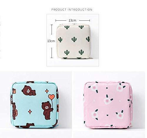 Big saving Big saving Sanitary pad Pouch Travel Pad Set of 4 Storage Bag Ladies Makeup Bag Girls Tampon Holder Organizer Toiletry Makeup Bag Jewelry Organizer Large Capacity (Multicolor)