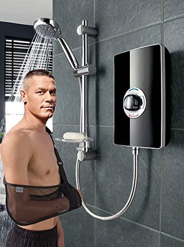 Ferenu Mesh Arm Shoulder Sling - Medical Shoulder Immobilizer for Shower - Adjustable Arm Brace for Torn Rotator Cuff Injury - Right Left Arm for Men Women - Shower Sling for Elbow, Wrist