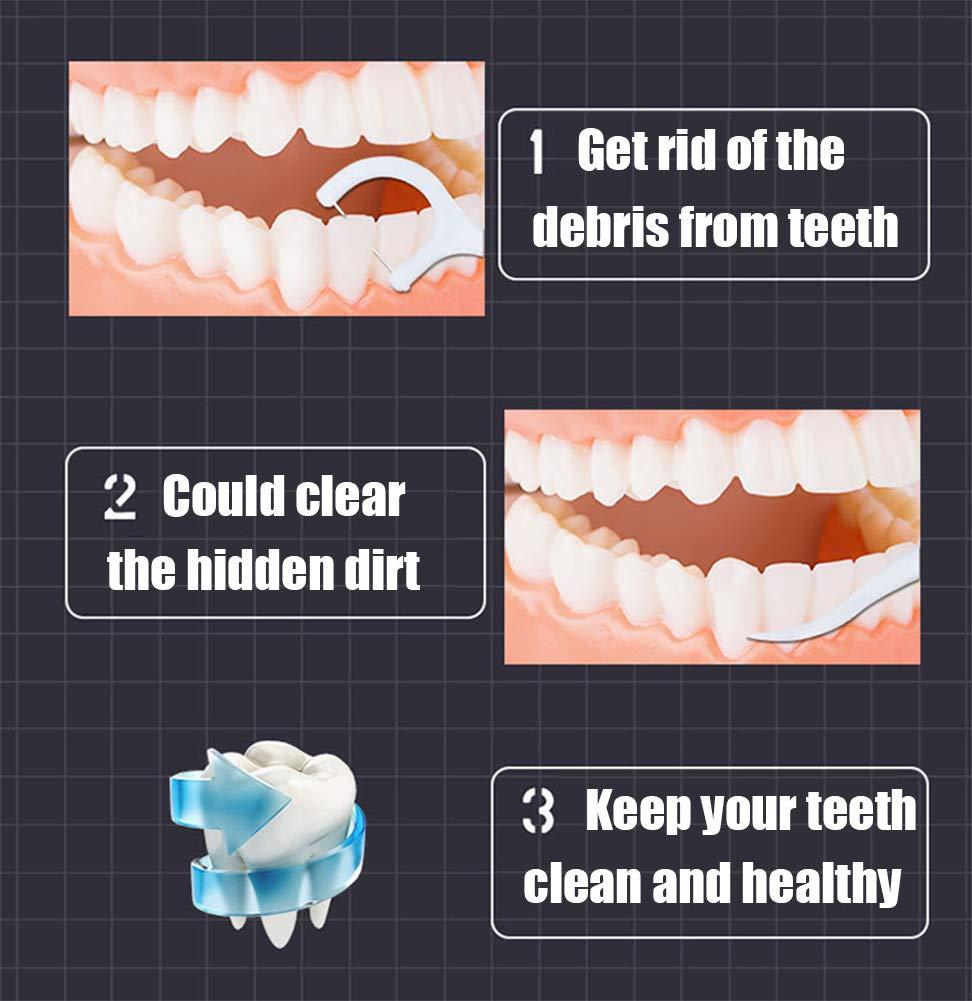 LeoN HOME LeoN Home Dental Floss Picks w/Portable Travel Cases, Pro-Health Deep Clean Teeth for Oral Care, 50 Count/Case (Pack of 6)