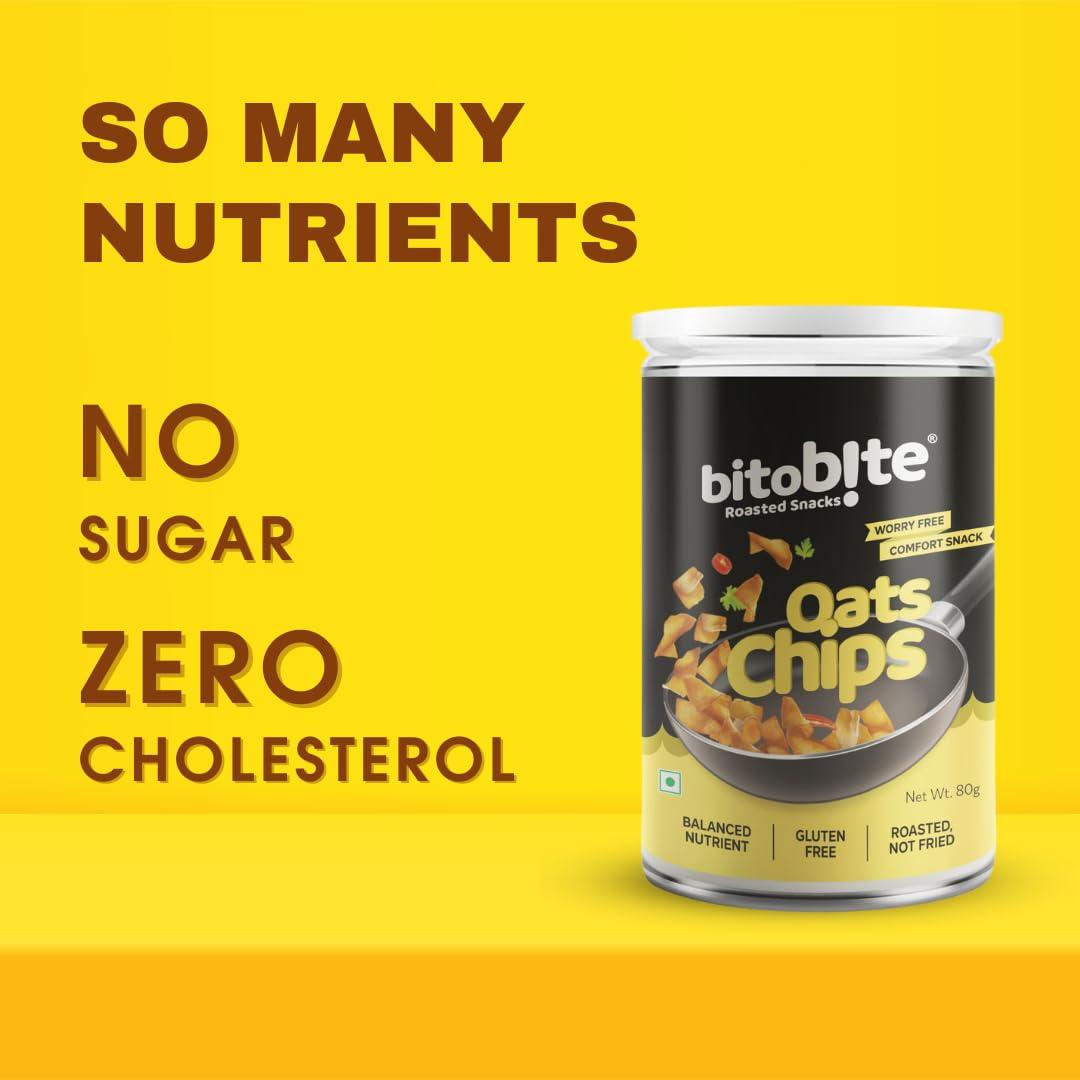 BitoBite BitoBite Wholesome Healthy Snack Combo Oats Chips Bajara Methi Chips