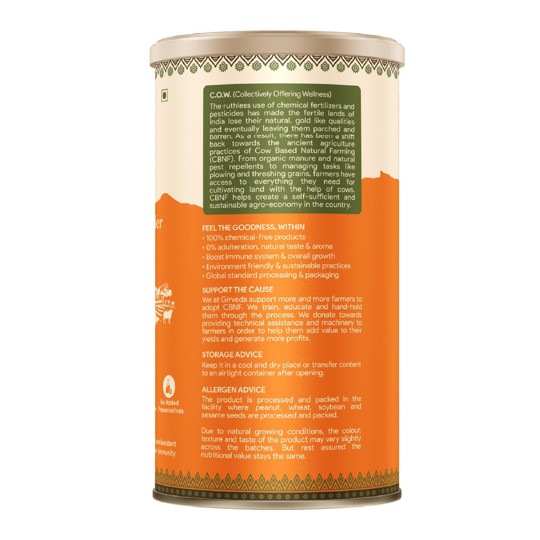 Girveda Girveda 200 gm Turmeric Powder (Cow Based Natural Farming) Haldi Powder