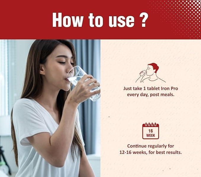 MANGO HERBS Mango Herbs Iron Pro: Iron Deficiency Supplement | Chelated Iron Bisglycinate, Vitamin B12, Folic Acid, Vitamin C & Zinc| Fights Anemia, Low Hemoglobin levels, Fatigue, Weakness & Strengthens Immunity | 60 Veg Tablets