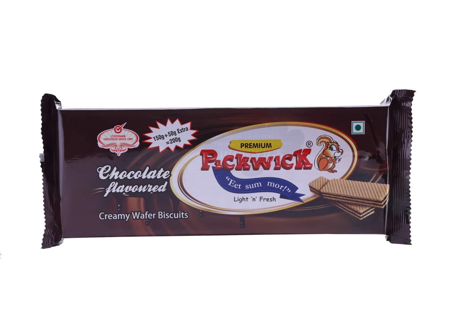 PICKWICK PICKWICK Chocolate Flavoured Wafer Biscuits-Combo Pack (200gm x 3)