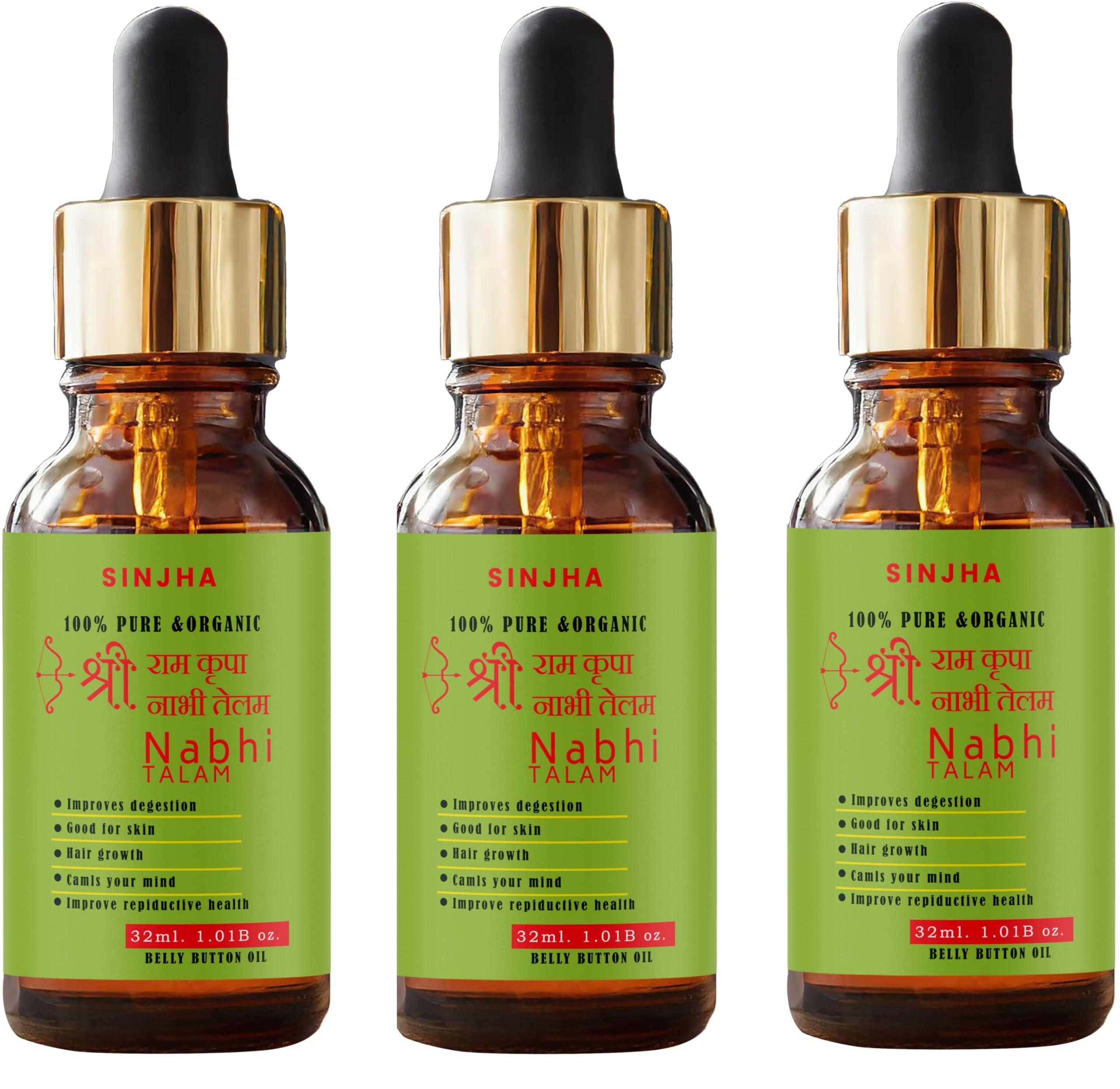 Sinjha Ayurvedic Ramban Multi Benefit Nabhi Oil 32ml (3)
