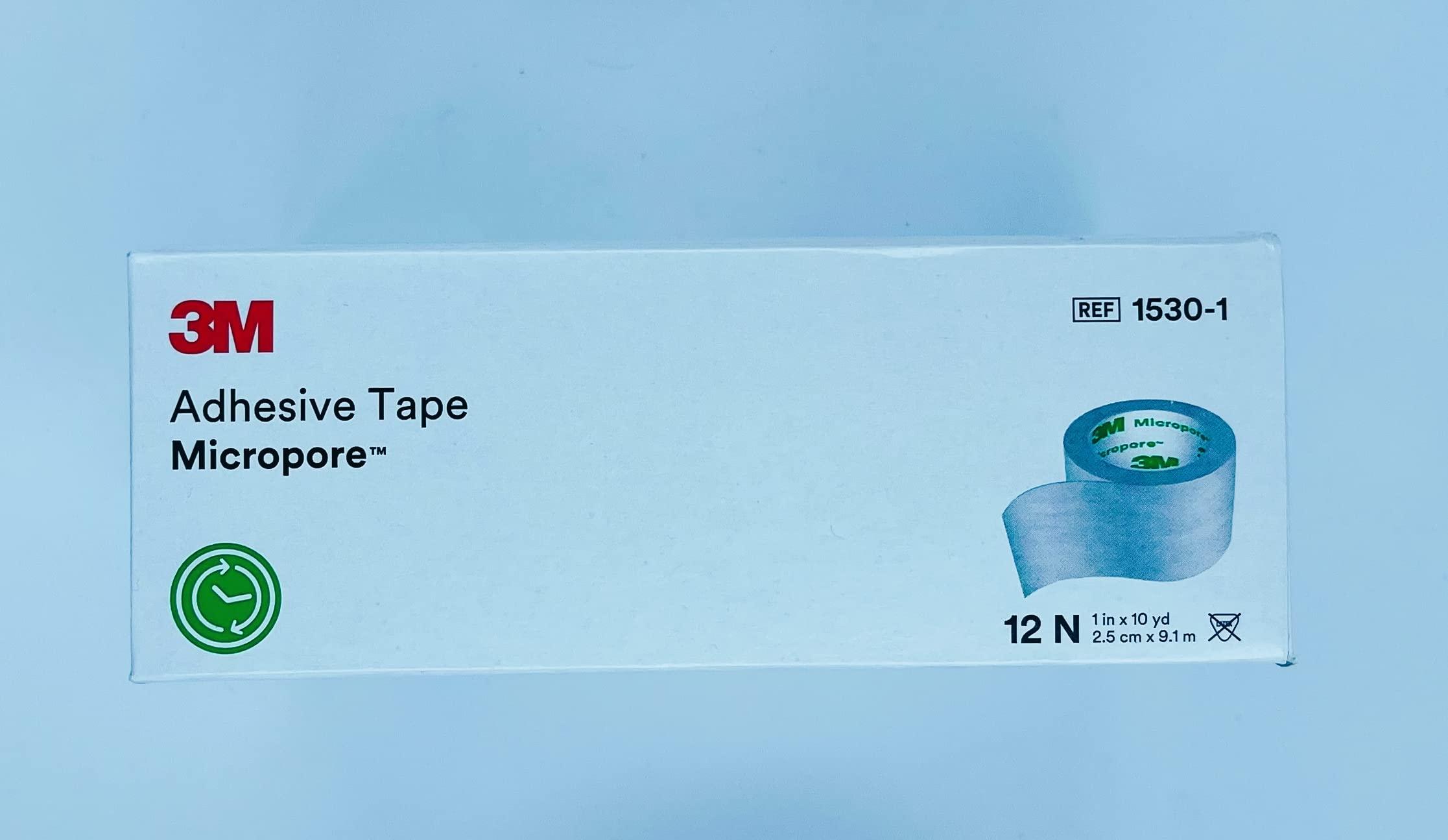 OTICA OTICA 3M 1530-1 Micropore Tape,2.5 Cm X 9.14 M-Pack Of 12(Dl Reqd)