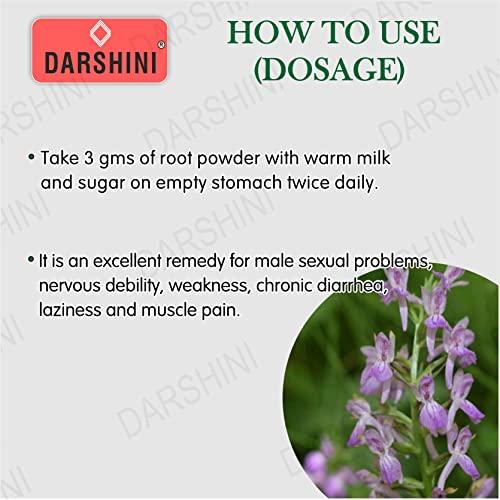 DARSHINI Darshini Salam Panja/Hatta Haddi/Salab Panja/Dactylorhiza hatagirea, 50gm