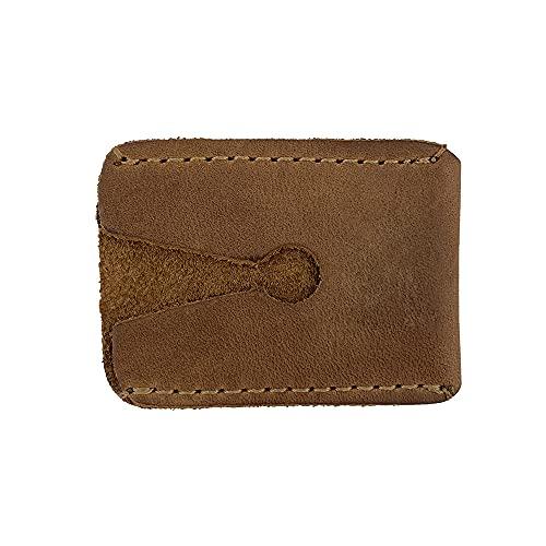 Hide & Drink Hide & Drink, Leather Double Edge Safety Razor Head Protective Sheath/Shaving Travel Cover Handmade Includes 101 Year Warranty :: Single Malt Mahogany