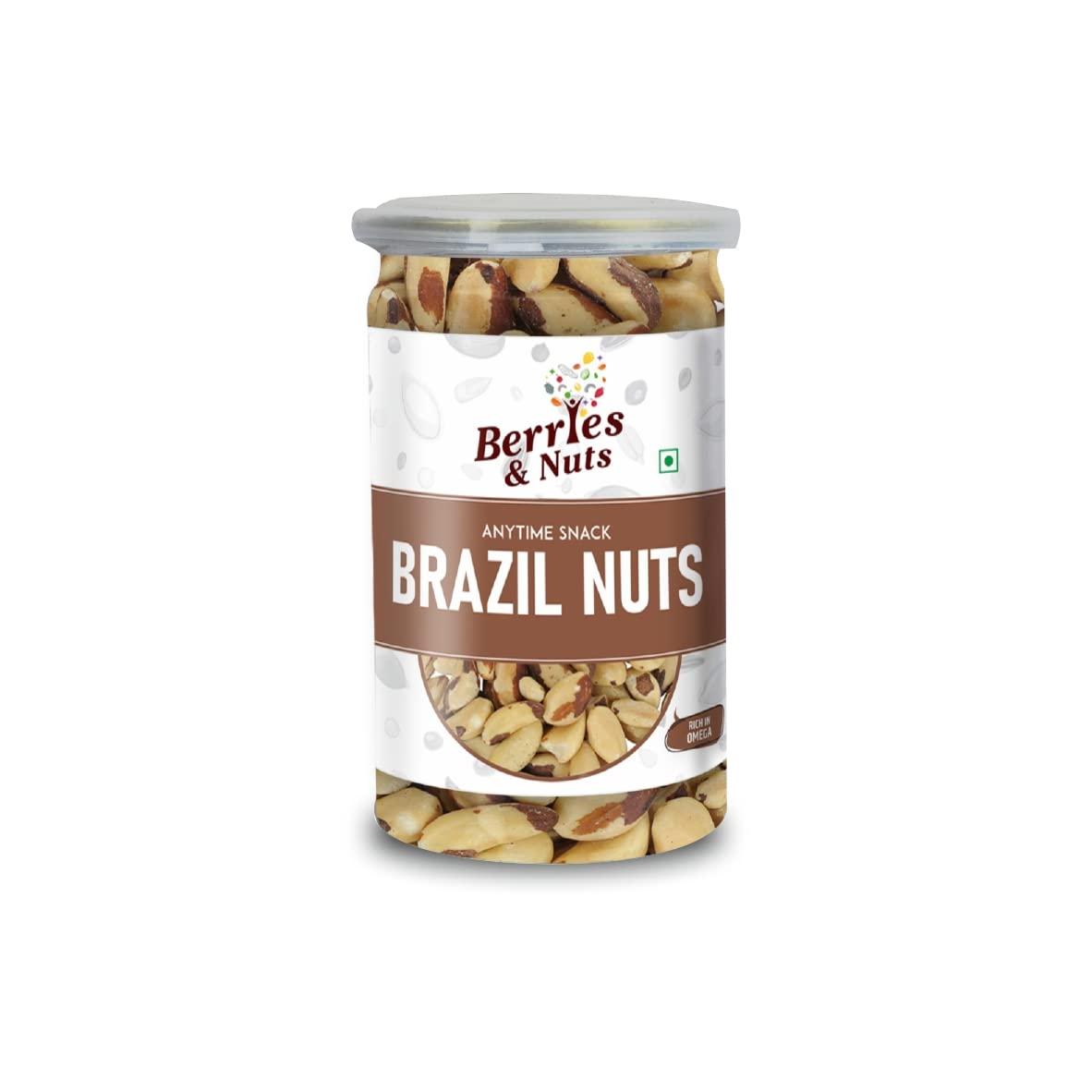 Berries And Nuts Berries And Nuts Premium Jumbo Brazil Nuts & Macadamia Nuts Combo | Brazil Nuts 200 Grams & Macadamia Nuts 170 Grams