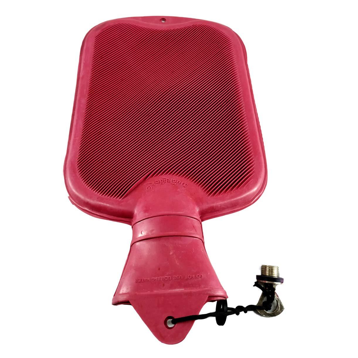 Duckback Duckback Original Leakproof Hot Water Bag Bottle with Metal Cap for Pain Relief, Back pain, Neck pain, Stomach pain etc (Large 1.5 litres , Pink)