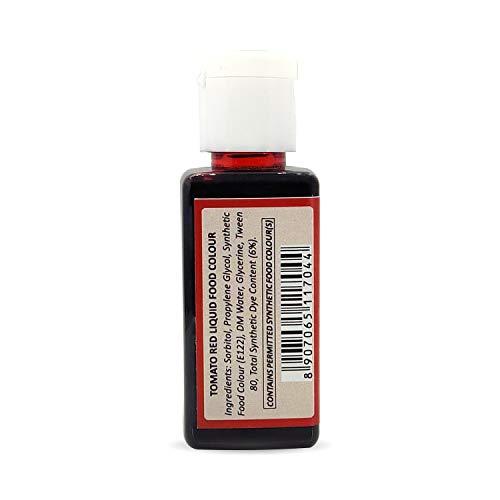 PURAMIO Puramio Liquid Food Colour - Tomato Red, (50ml)