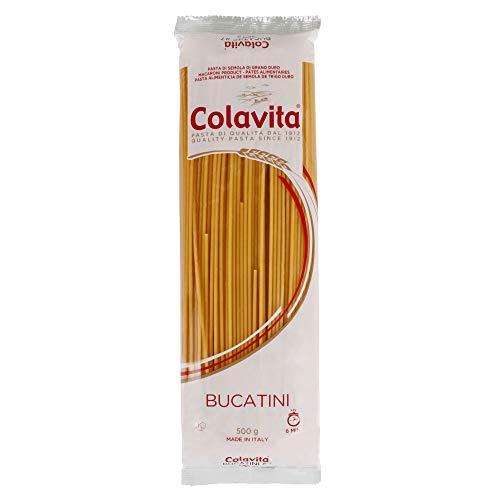 COLAVITA Colavita Bucatini Pasta (500g) | Hard Durum Wheat Pasta | Imported from Italy | Pack of 2