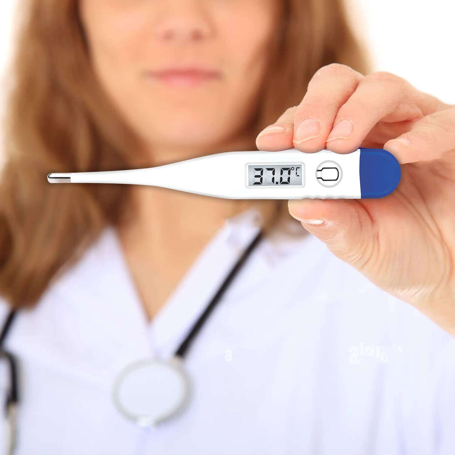 Dr. Odin Dr. Odin T-12L Digital Medical Thermometer Quick 60 Second Reading for Oral, Rectal Detecting Fever Baby, Children Adult and Pet