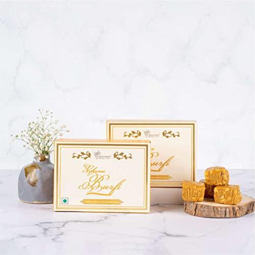 Chocovic Chocovic Sweets Combo | Punjabi Sweets | Pack of 2 | Chana Burfi and Atta Pinni | Indian Sweets | Each- 200gm |