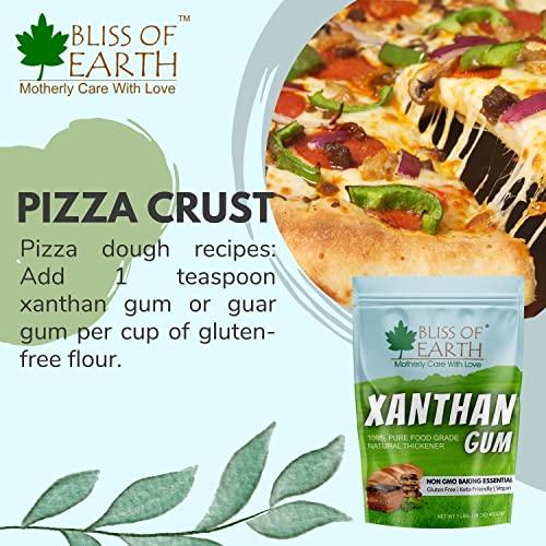 BLISS OF EARTH Bliss of Earth Xanthan Gum Powder 100% Pure Food Grade Natural Thickener Gluten Free, Keto Friendly, Vegan 453gm