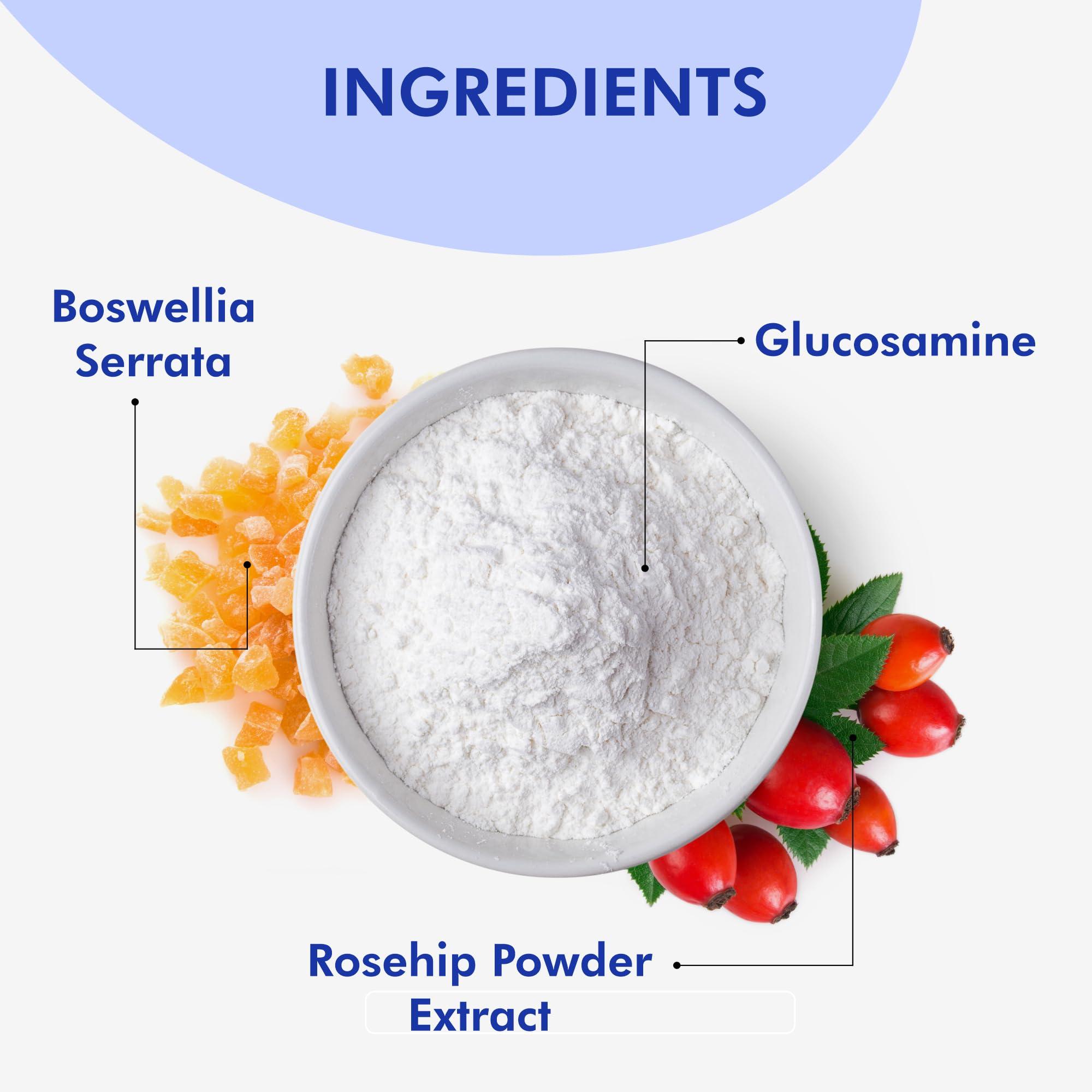 FYTIKA FYTIKA HEALTHCARE PRODUCTS Flexi Move Tablets | Glucosamine, Rosehip Powder extract | Supports Your Bone, Joint, And Cartilage Health | For Men and Women - 60 Tablets each (Pack of 3)