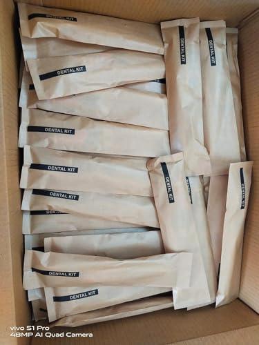 PRAKARTI PRAKARTI Adult Hotel Dental Kit 100 Pcs(1 Manual Toothbrush & 1 Toothpaste)