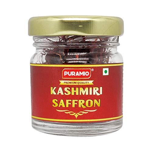 PURAMIO Puramio Kashmiri Mongra Saffron (Kesar) - 100% Pure and Natural, 5g