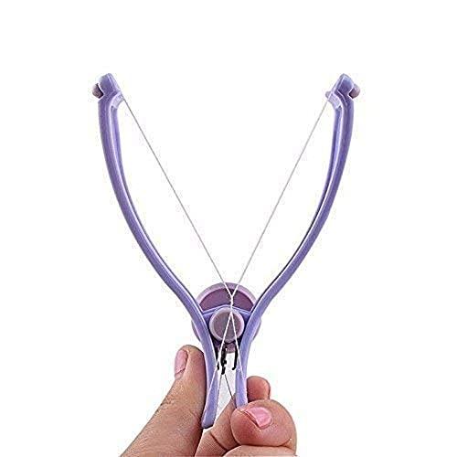 RICCO STRADA PAP ANNOUNCER Eyebrow Face And Body Hair Threading and Removal System Tweezers Kit (Purple Color)