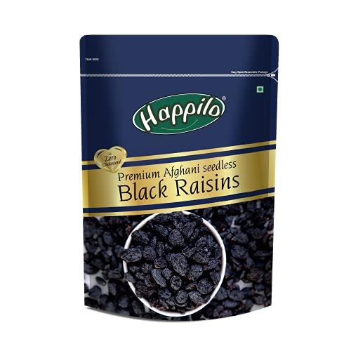 Happilo Happilo Premium International Dried Nuts and Berries, 200g & Premium Afghani Seedless Black Raisins, 250g & Premium Roasted Pumpkin Seeds for Eating 200g, Lightly Salted for Healthy Diet