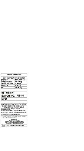 GENERIC Anuvan Feel The Utsav Ready to Eat Super Tasty Mini Dry samosa, BEST Homemade Small Moong Daal Samose | Indian Namkeen Nashta 400G