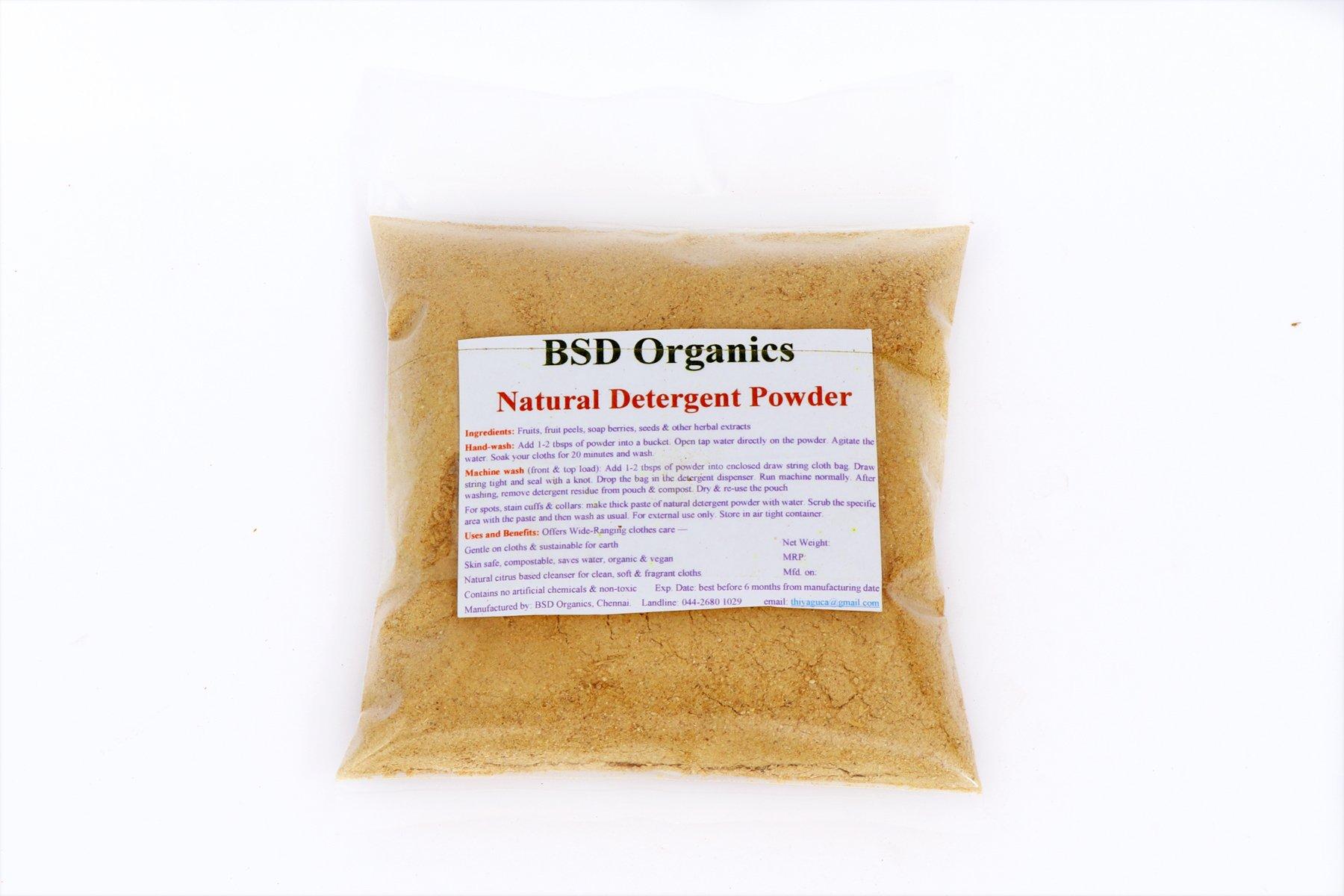 BSD Organics BSD Organics Natural Herbal Clothing Laundry Detergent Washing Powder - 400 gms