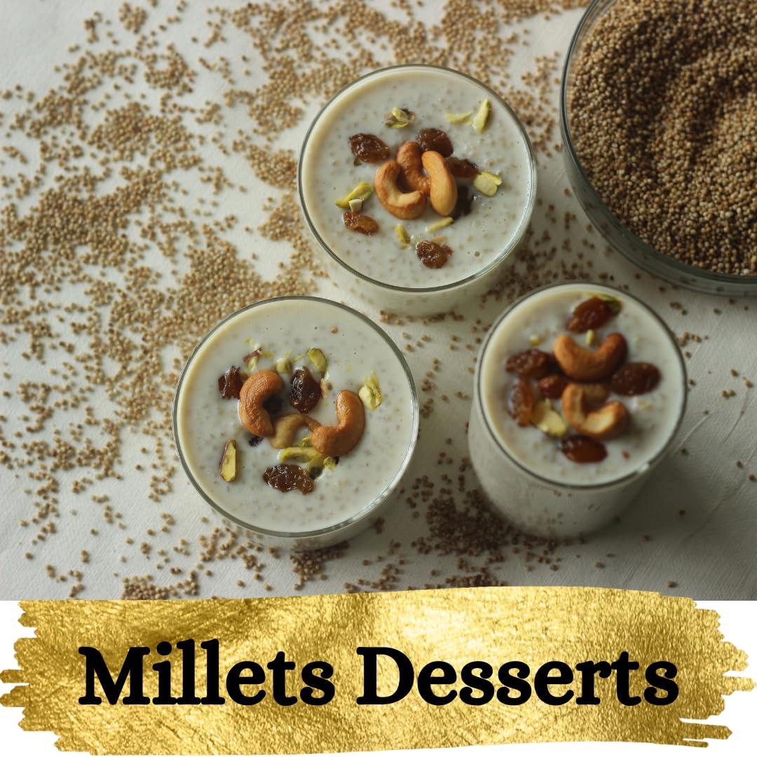 SiriMart Sridhanya combo pack of 5 positive millets having browntop millets | 1 kg Unpolished Millet Combo Pack of 5, Browntop, Foxtail, Kodo, Barnyard, and Little Millet [Total 5 kg], Natural Farm Grown