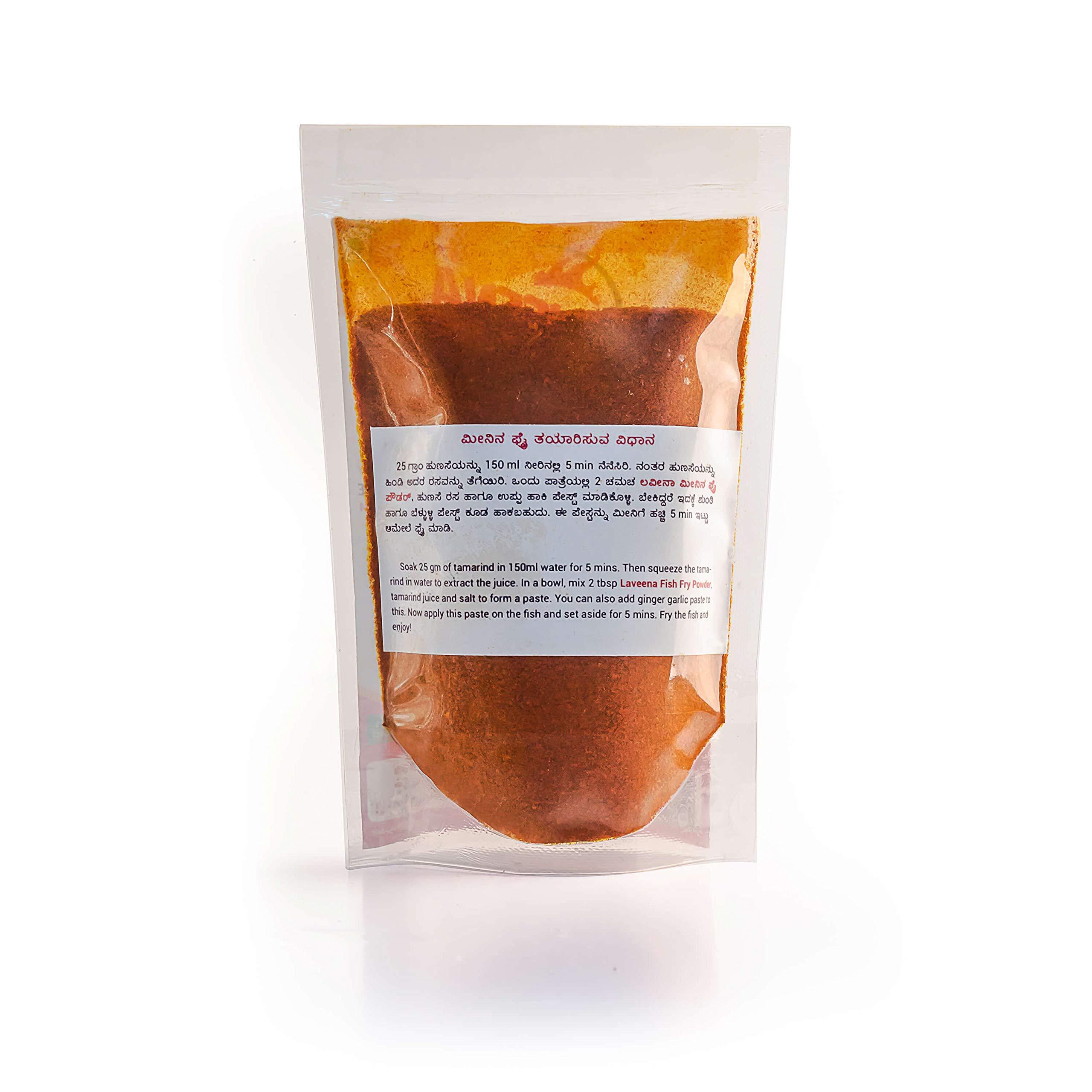 Laveena Masala Laveena Masala Fish Fry Masala Powder Pack of 3 (100gms Each)