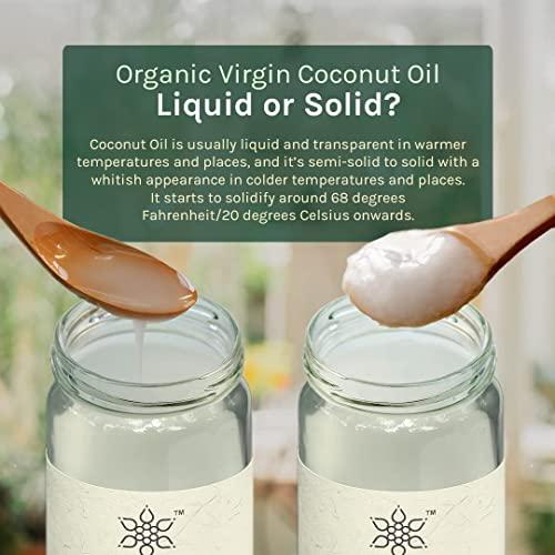The Coconut People The Coconut People 100% Certified Organic Cold Pressed Virgin Coconut Oil (1 Ltr)