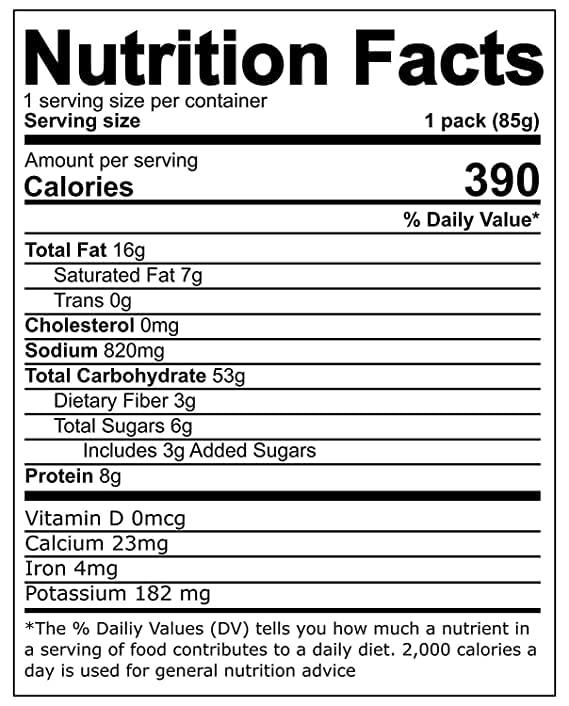 Generic Indomie Instant Noodle Mi Goreng Jumbo - Pack of 6