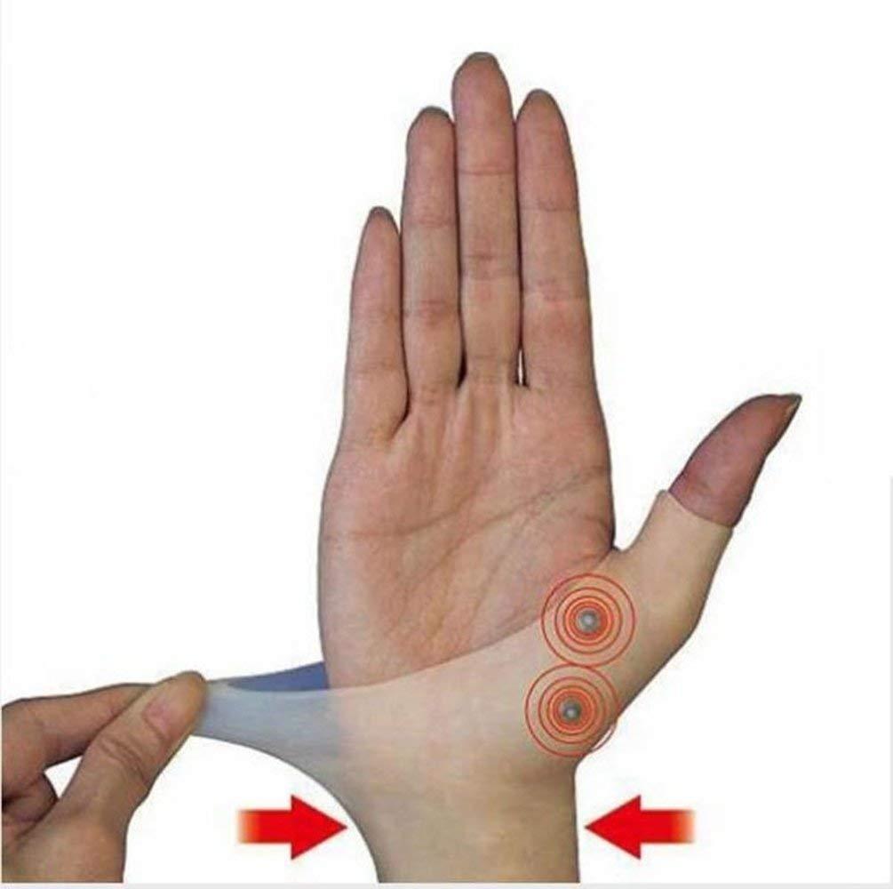 Frackson Frackson 1 Pcs Magnetic Therapy Wrist Glove Tenosynovitis Pain Relief Wrist Hand Thumb Support Gloves Wrist Support Braces for Men and Women Use For Gym Workout