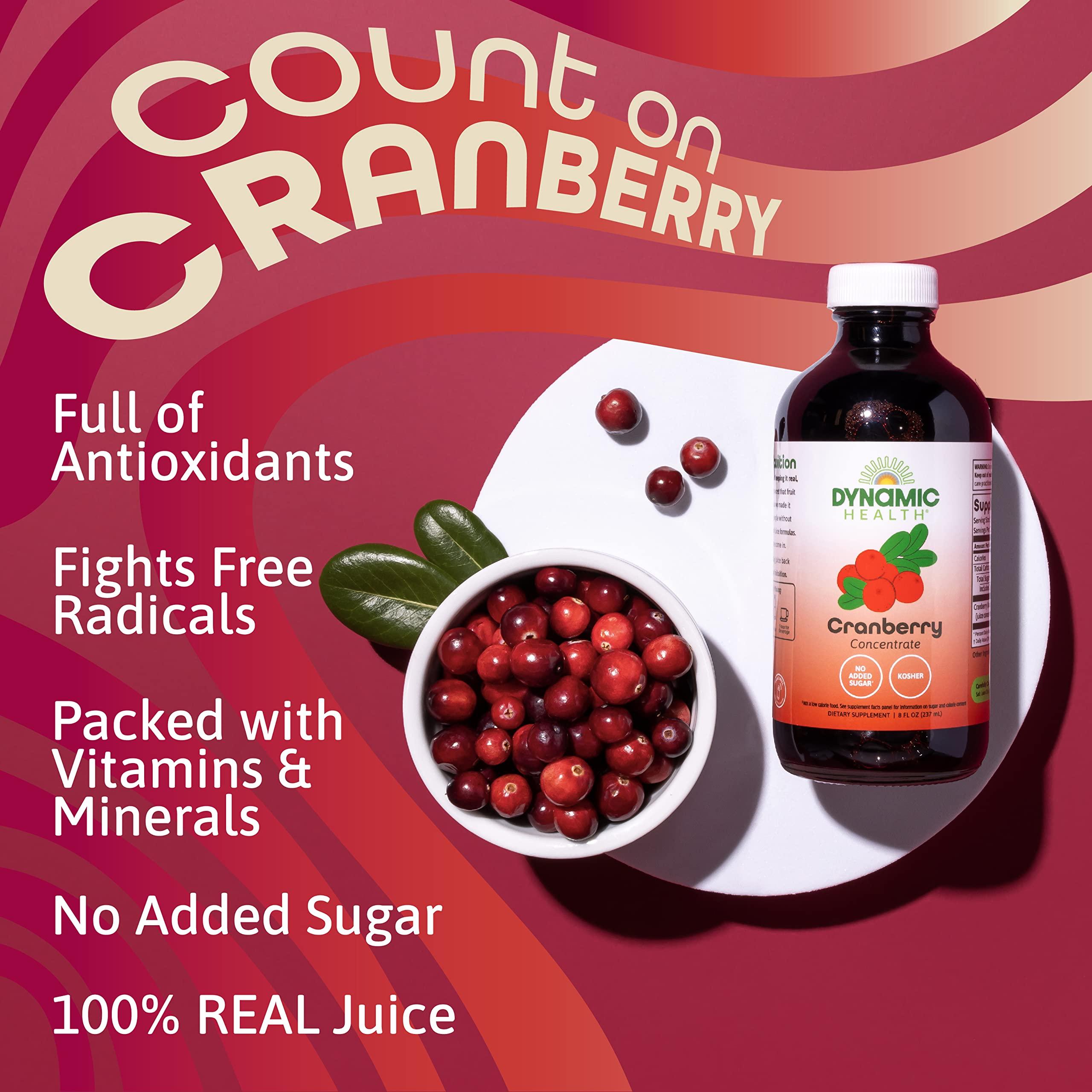Dynamic Health Dynamic Health - Concentrate Juice - Cranberry - 8-Ounce