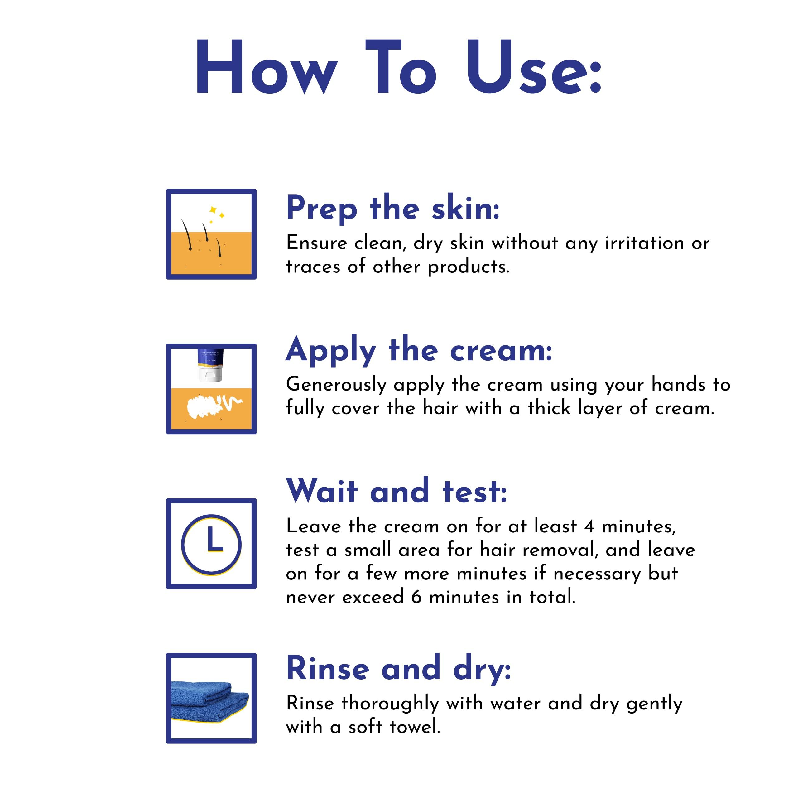 Mannlich Mannlich Intimate/Private Hair Removal Cream for Men, Painless, Faster, Soothing for Unwanted Coarse Pubic Hair, Suitable For All Skin Types, 100 ml (Pack of 2)