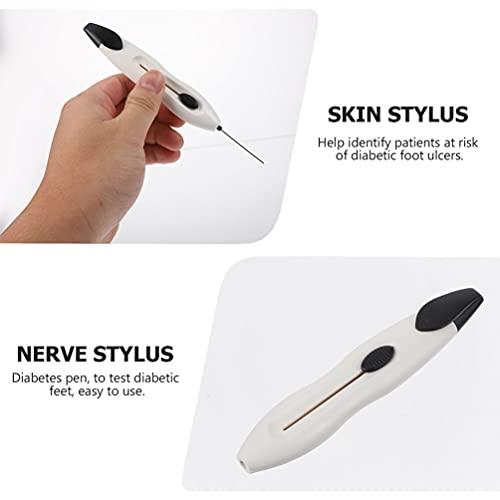 FOMIYES FOMIYES 4 Sets Diabetes Screening Monofilaments Diabetes Screening Pin Test Nerve Skin Monofilaments Pen Diabetic Foot Tool for Diabete Testing 10G