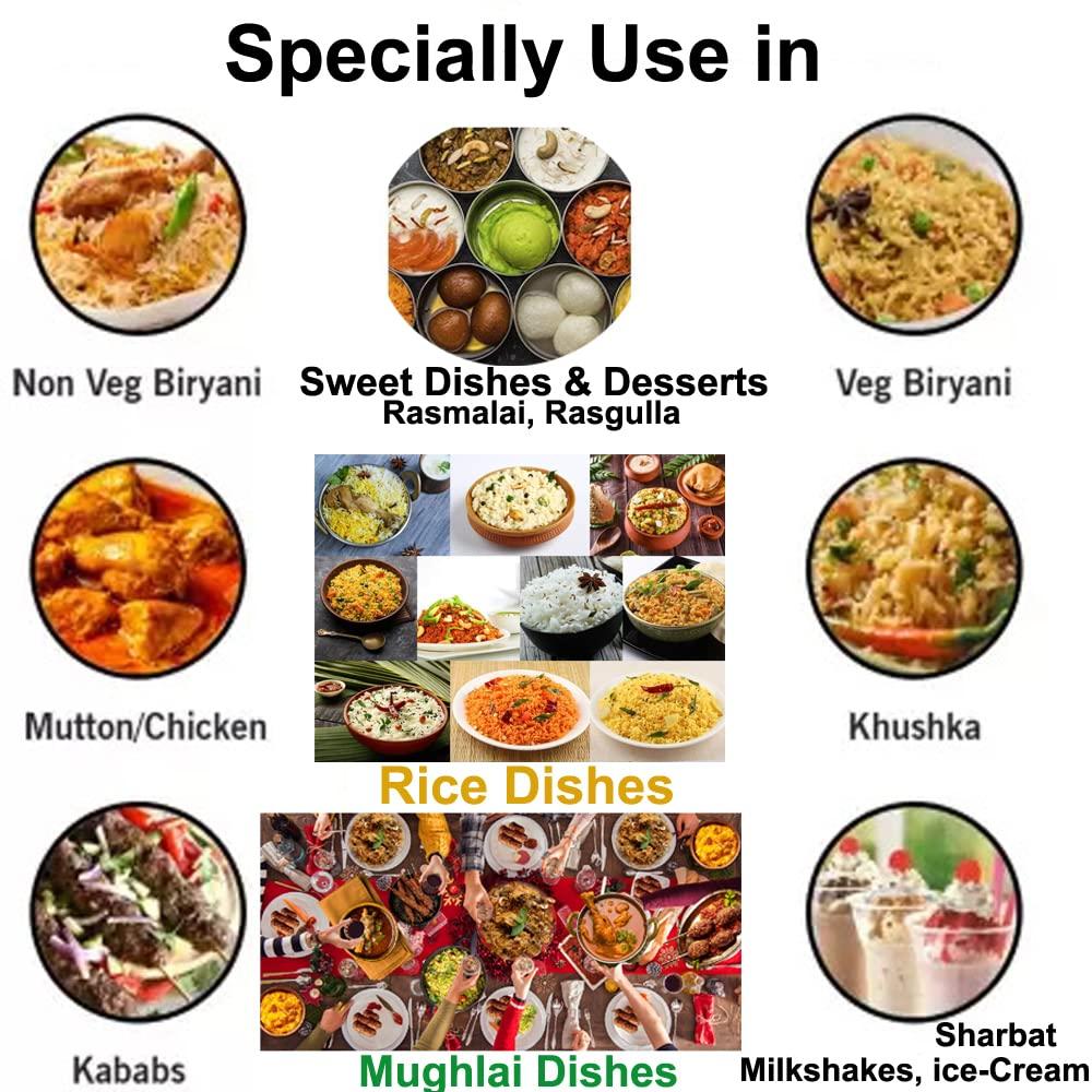 DEER BRAND MOGHLAI DEER BRAND Rice Dishes & Mughlai Dishes Water use in Biryani, Pulao,Fried Rice, Milkshakes,ice-cream,Rasmalai,Sharbat,Rasgulla,Sweet Dishes-Desserts (Rose Water Gulab Jal, 900 ML)