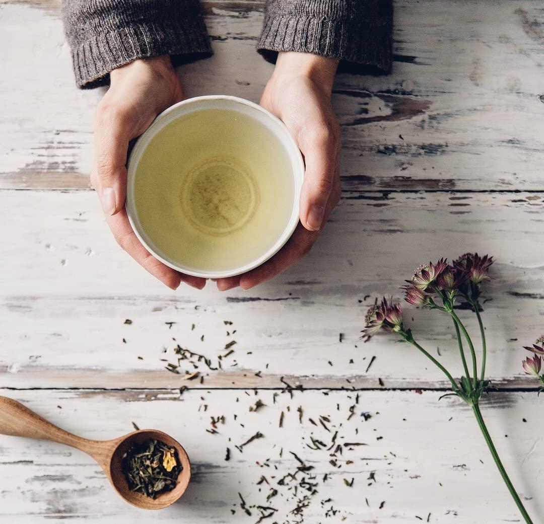 Newby Newby Oriental Sencha Green Tea | 25 Herbal Tea Bags With Carrot, Chamomile Flowers, Marigold Flowers, Natural Mango & Papaya Flavour | 50 gm