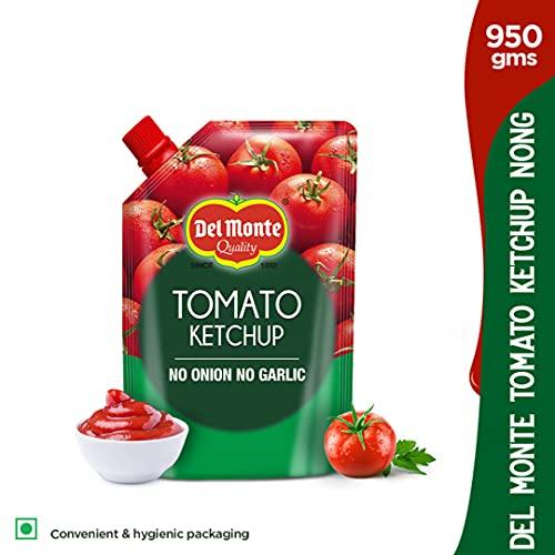 Del Monte Del Monte Tomato Ketchup No Onion No Garlic Pouch, 950 g & Food Craft Elbow Pasta, 1kg