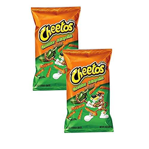 Doritos Doritos Cheetos Crunchy Cheddar Jalapeno (Imported), 226.8g (Pack of 2)