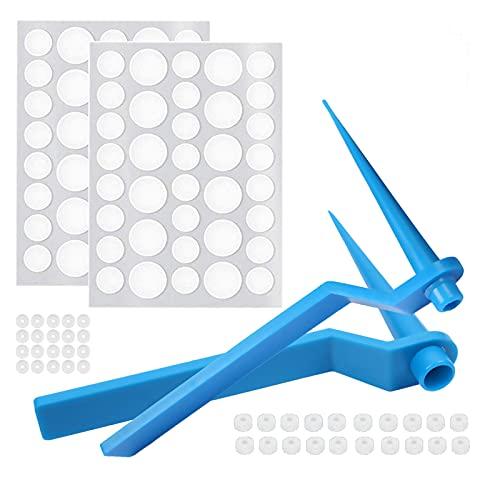 QUKAN QUKAN 2 in 1 Skin Tag Remover Set Skin Tag Removal Kit with Rubber Bands Rings for Removing Small to Medium (2mm to 8mm) Sized Skin Tags Painlessly