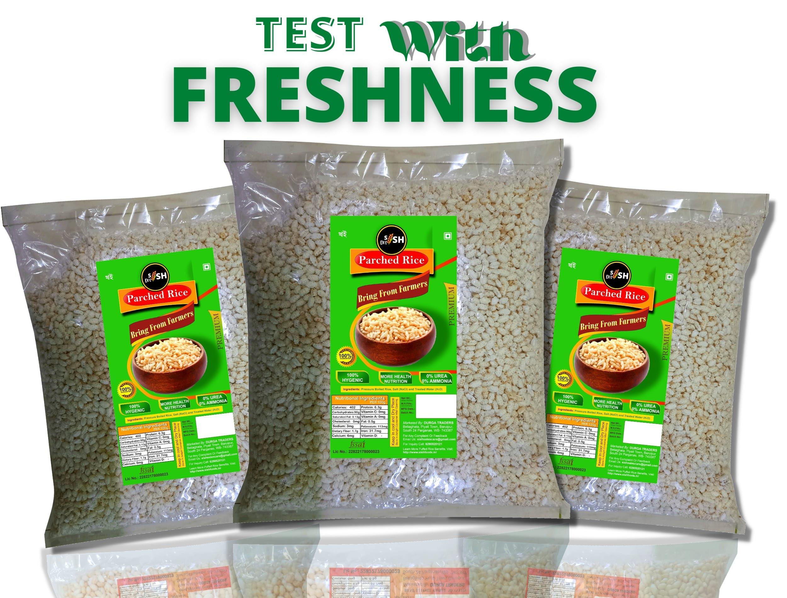 Sish Desi Sish Desi 450gm Bengali Khoi For Healthy Snack and Diwali Pooja Prasad - Urea Free, Ammonia Free, No Added Sugar Puffed Rice Khoi/Kheel/Khil/Khai/Khay