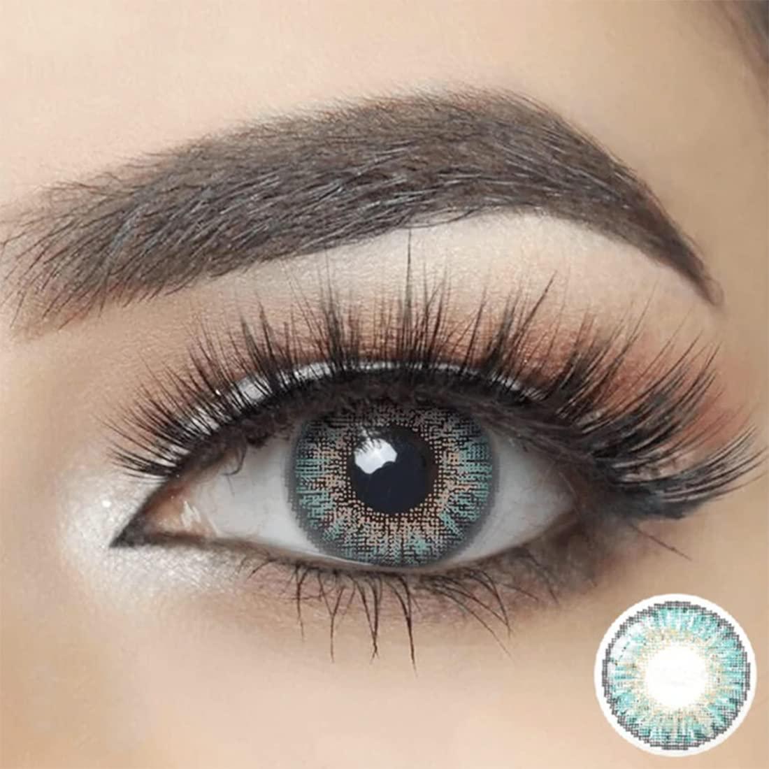 DIAMOND EYE Diamond Eye One-Day Color Green Powerless - 10 Lens Pack