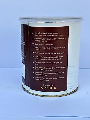 MADAM FRENCH Madam French Liposoluble Wax | For Face - Upper Lips - Arms - Legs - Bikini Line - Underarms and Full Body | Men & Women | White Chocolate | 800gm